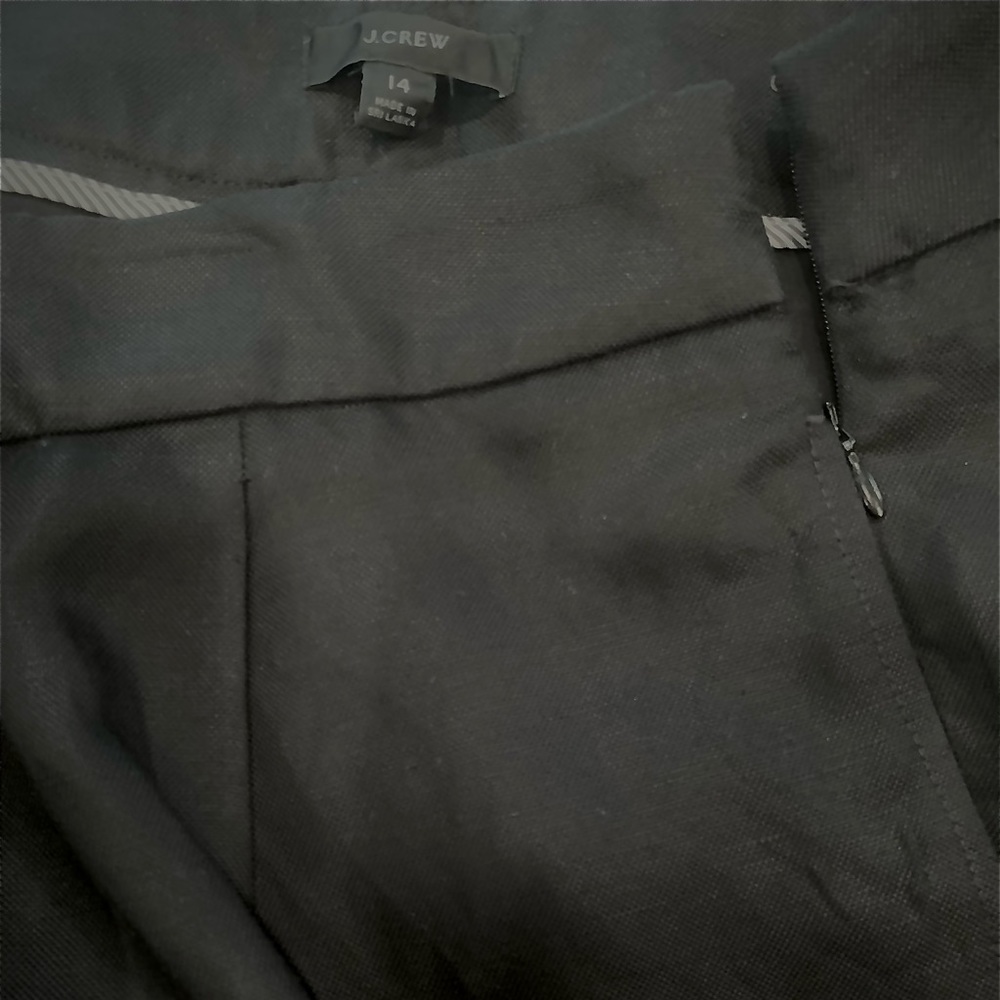 J Crew Linen ankle pants